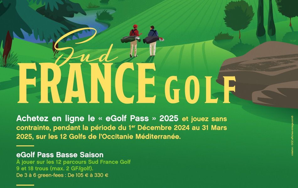 Affiche Promo Sud France Golf